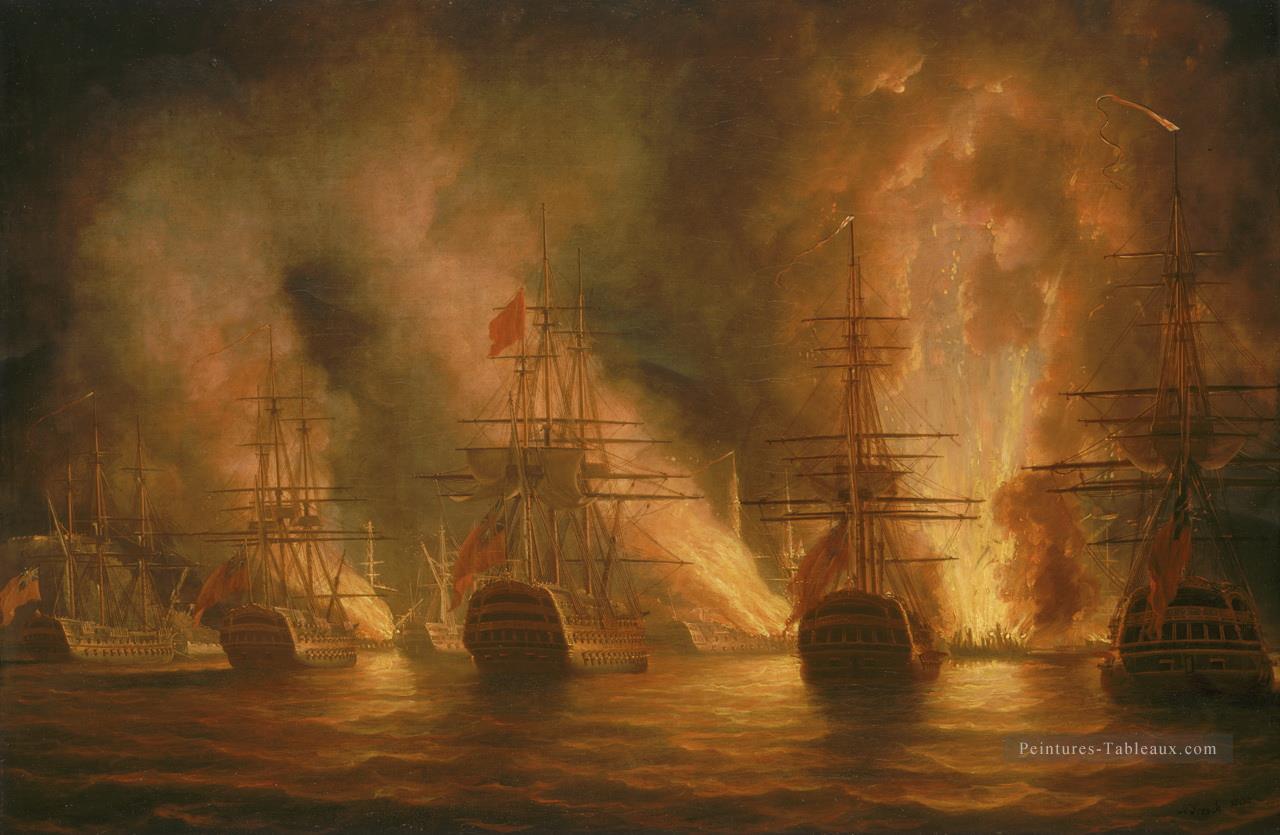 Trinidad 1797 Batailles navales Peintures à l'huile
